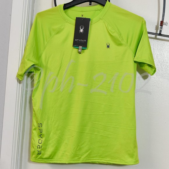 Spyder BOYS Youth 2-piece Swim Set GREEN . - Picture 2 of 14